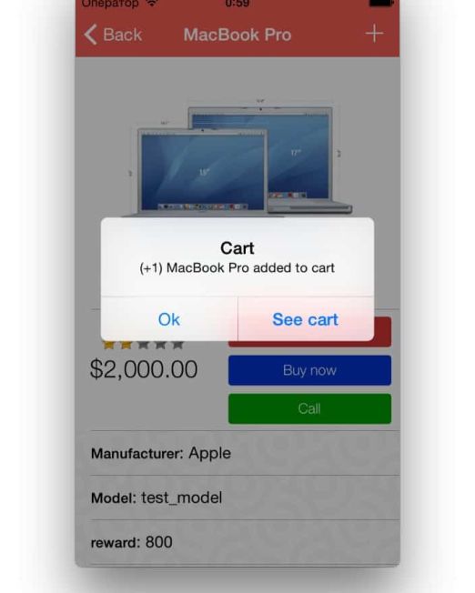 OpenCart iOS native mobile client based on REST API