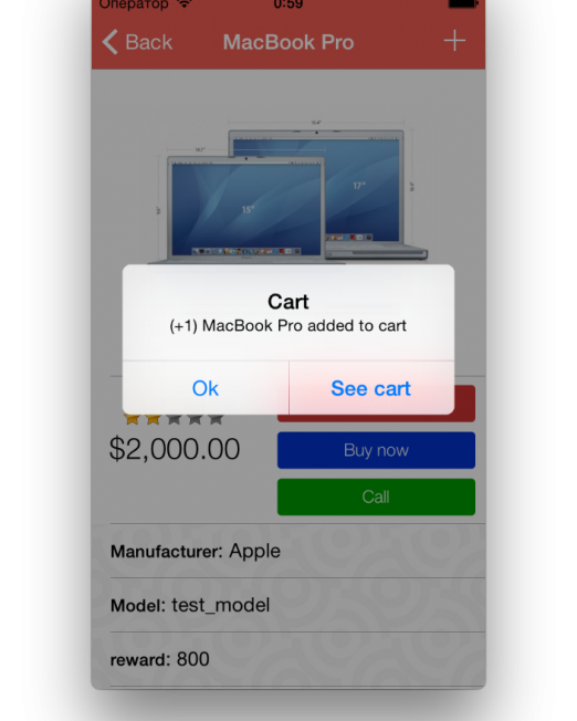 OpenCart iOS native mobile client based on REST API